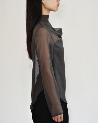 FLUID SHEER MOCKNECK TOPS