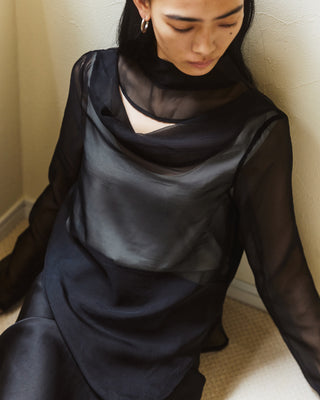 FLUID SHEER MOCKNECK TOPS