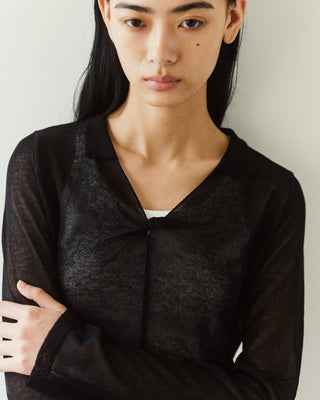 SHEER TWIST KNIT TOPS