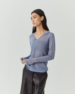 SHEER TWIST KNIT TOPS