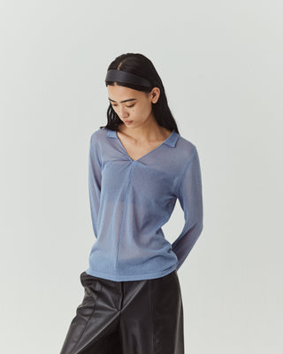 SHEER TWIST KNIT TOPS