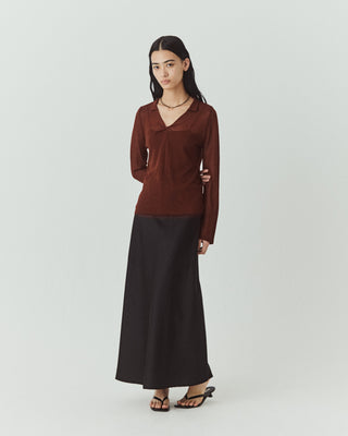 SHEER TWIST KNIT TOPS
