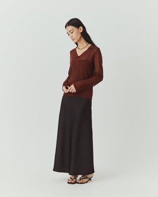 SHEER TWIST KNIT TOPS
