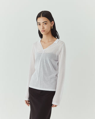SHEER TWIST KNIT TOPS