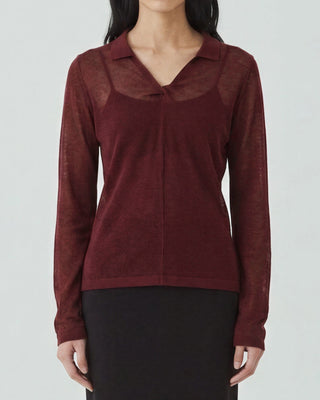 SHEER TWIST KNIT TOPS